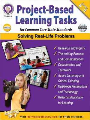 cover image of Project-Based Learning Tasks for Common Core State Standards, Grades 6 - 8